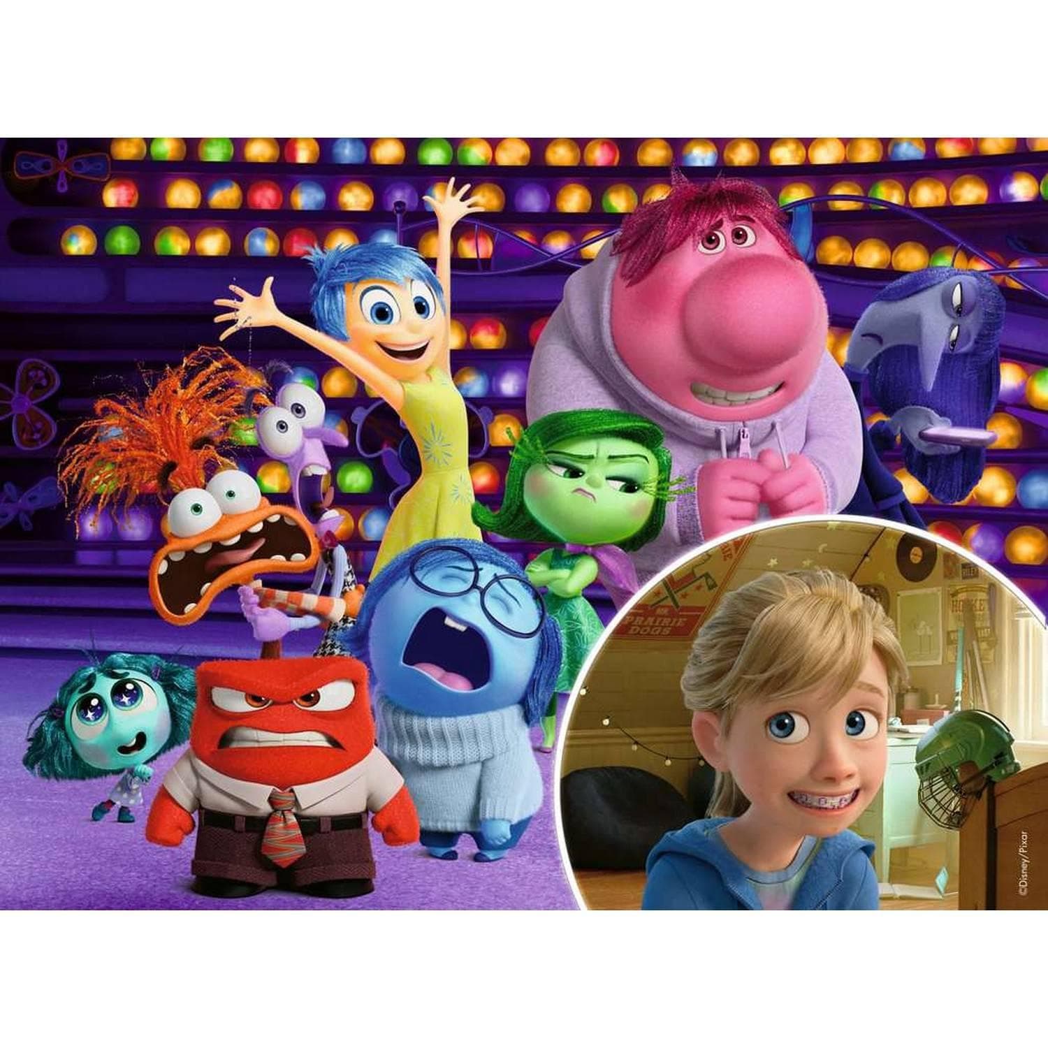 Puzzle 200 pièces XXL : Nouvelles émotions - Disney Pixar Vice-versa
