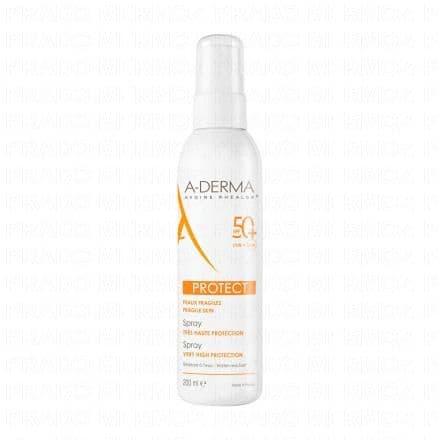 A-DERMA Protect - spray très haute protection SPF 50+ flacon spray 200ml