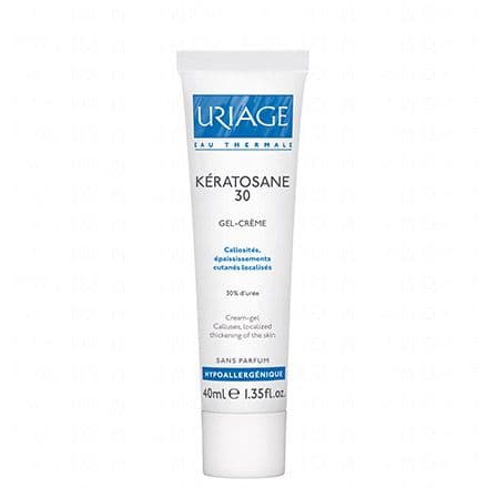URIAGE Keratosane 30 gel crème callosités et épaississement cutanés localisés tube 40ml